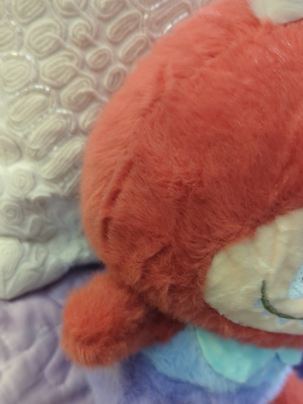 Red Plush Monster Toy - Cute Character Stuffed Doll - Picture 13 of 16